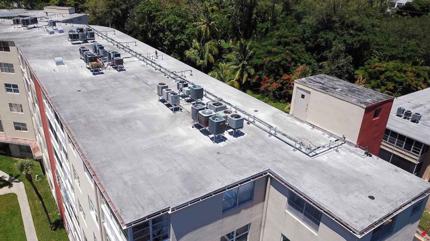 TPO roofing system in Miami-Dade