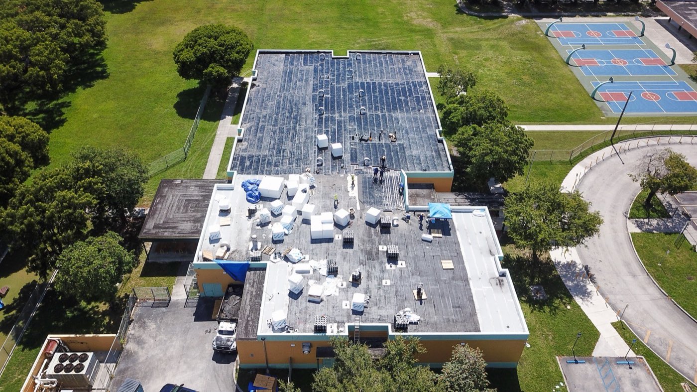 Commercial roof maintenance by Caston Roofing