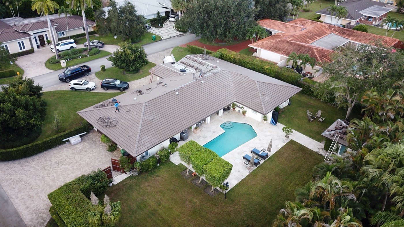 Barrel tile roof in Miami by Caston Roofing