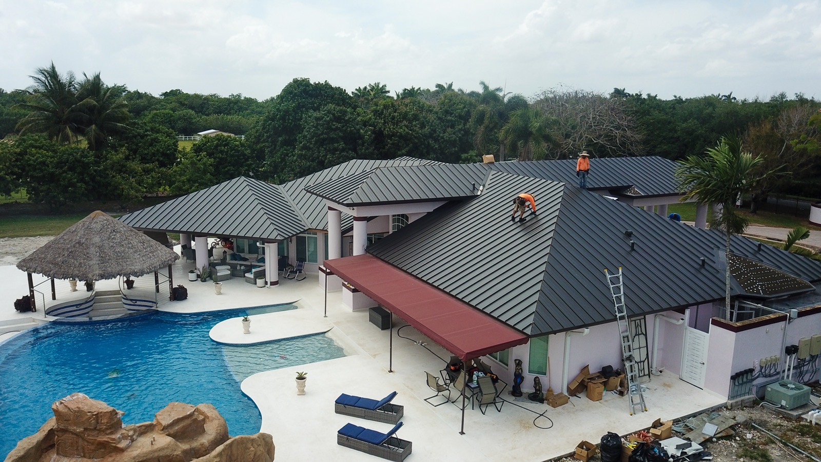 Metal roof project near Pinecrest