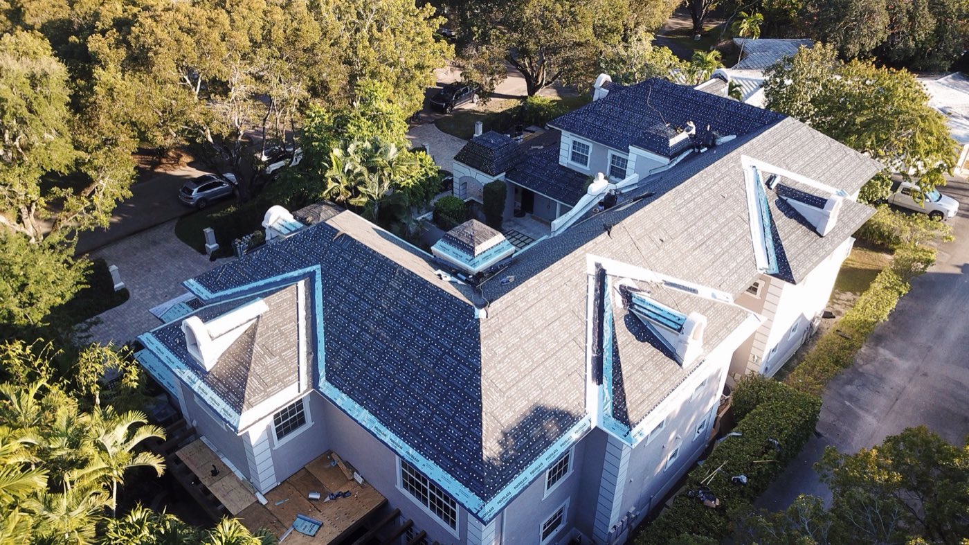 Clay tile roofing project in Miami-Dade