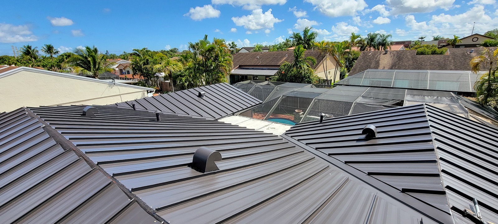 Roof repair project completed by Caston Roofing