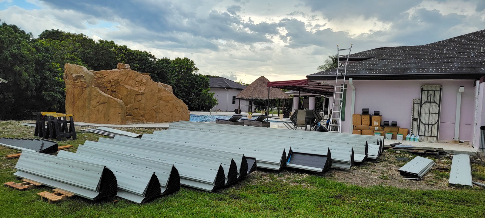 Storm damage roof repair near Sweetwater by Caston Roofing